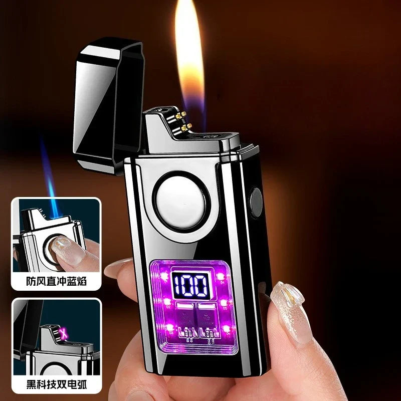 Gas-Electric Dual-Purpose Lighter