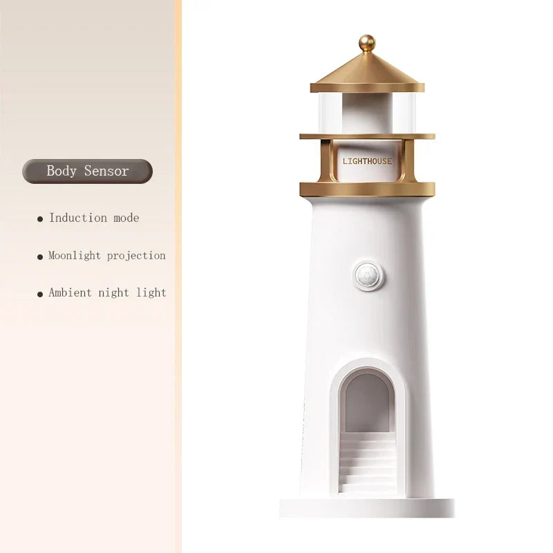 Moon Lamp Projection Lighthouse