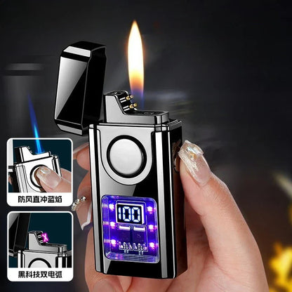 Gas-Electric Dual-Purpose Lighter