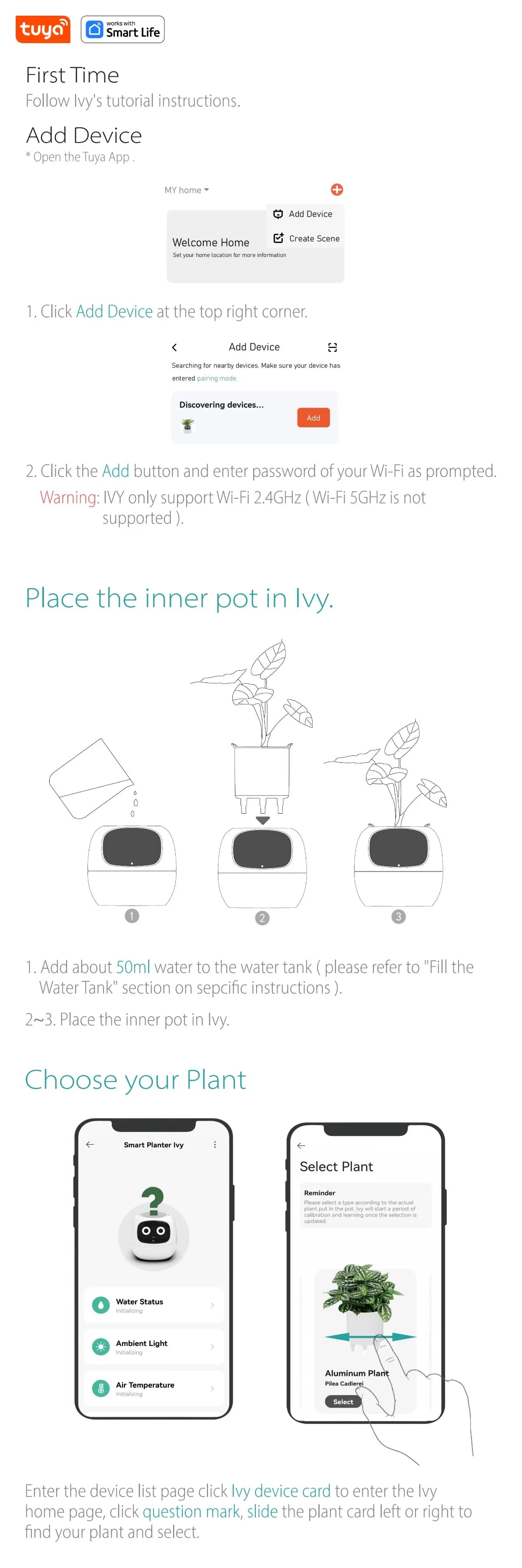 Tuya Ivy Smart Planter