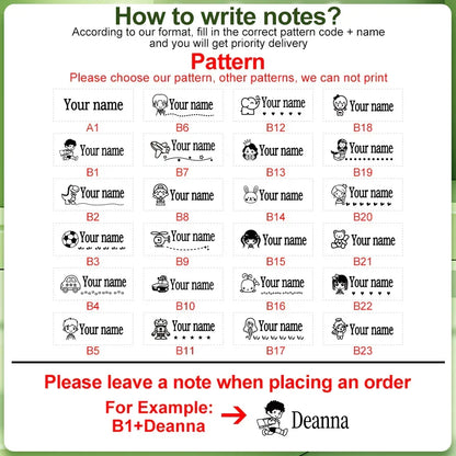 Name Stamp Set